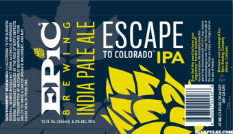 Epic Brewing - Escape To Colorado (22oz can) (22oz can)